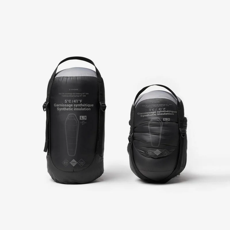 Bolsa de dormir sleeping 5ºC forma de momia SIMOND MT500 - Imagen 8