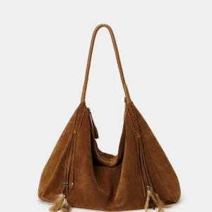 Bolso Ante Marrón Coñac Maya