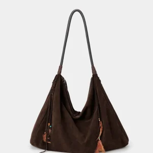 Bolso Ante Marrón Oscuro Maya