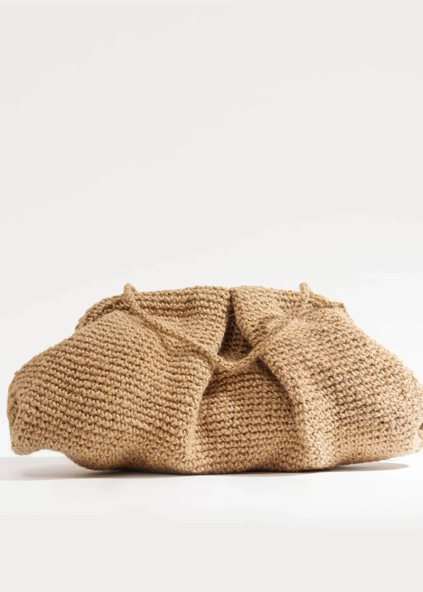 Clutch natural de yute - Imagen 3