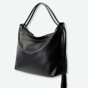 Bolso Grande Bandolera Piel Negro