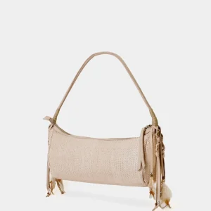 Bolso Beige Mujer Baguette Yuma