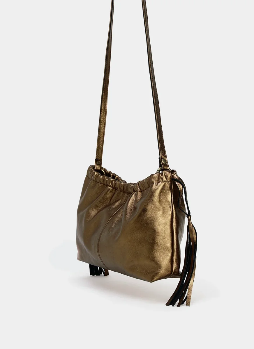 Bolso Bronce Clutch Piel Erica - Imagen 3