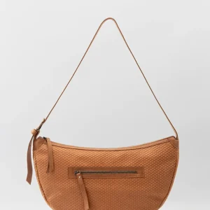 Bolso Media Luna Piel Camel