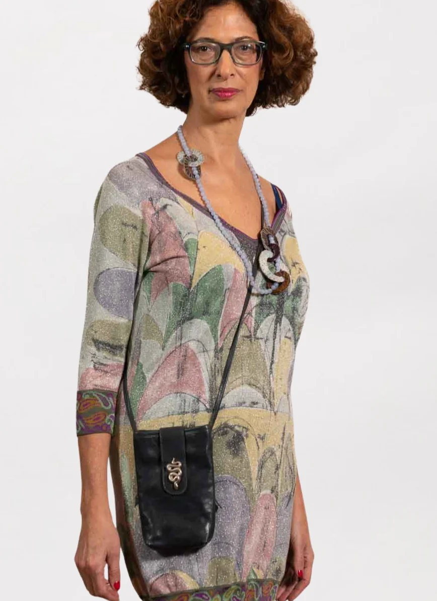 Bolso Móvil Mujer Piel Negro - Imagen 3