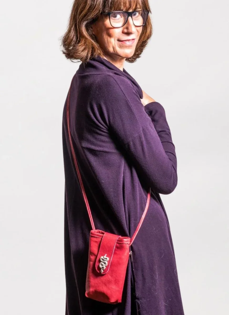 Bolso Móvil Mujer Piel Negro - Imagen 8