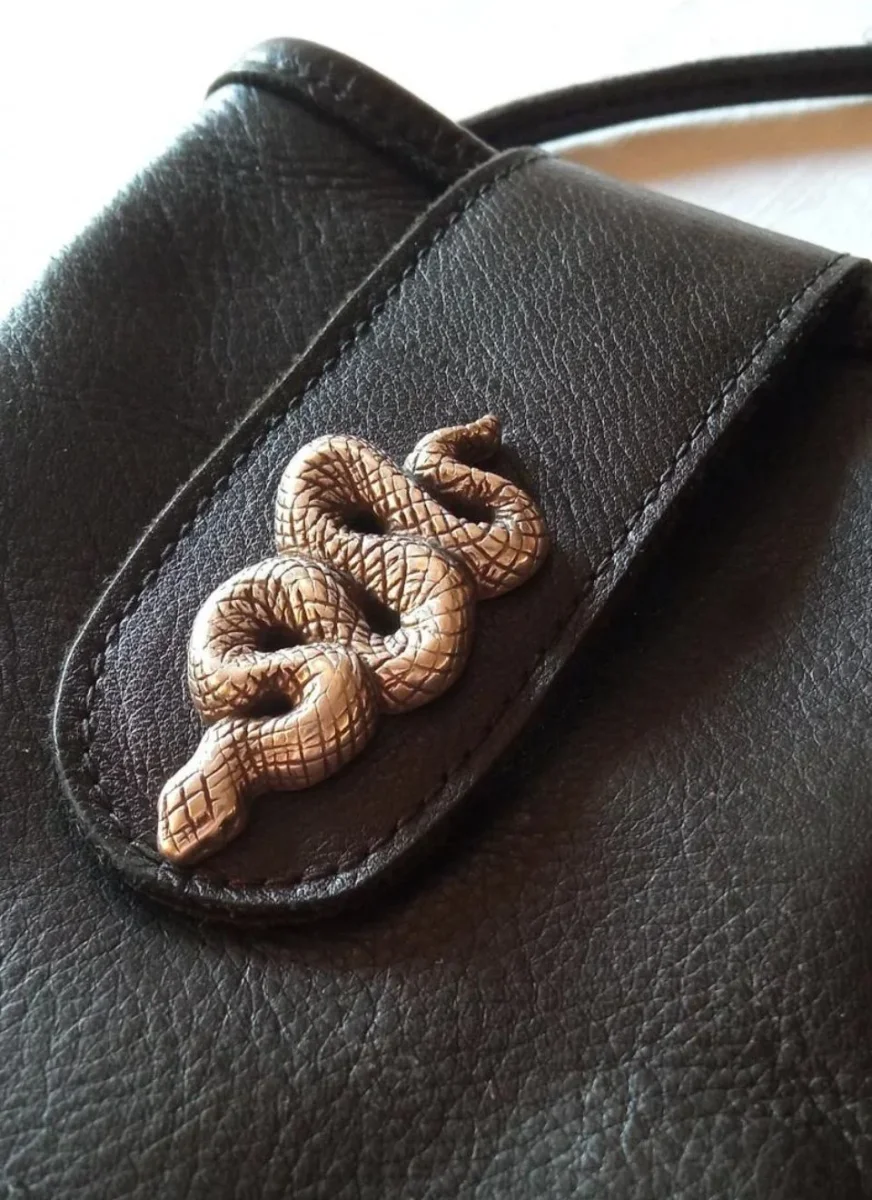 Bolso Móvil Mujer Piel Negro - Imagen 7