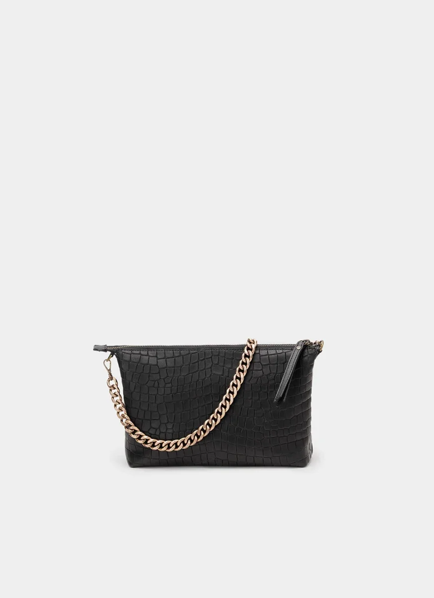 Bolso negro con cadena - Imagen 5