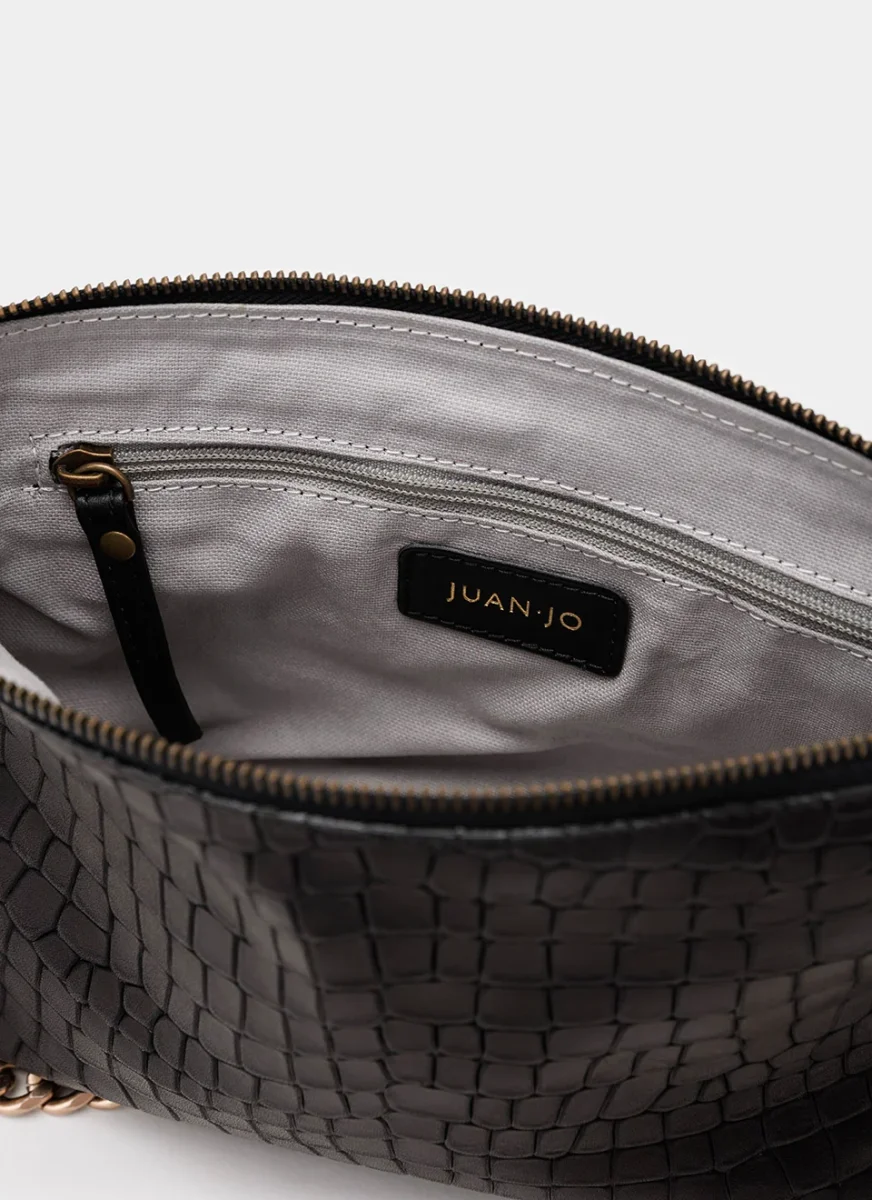 Bolso negro con cadena - Imagen 6