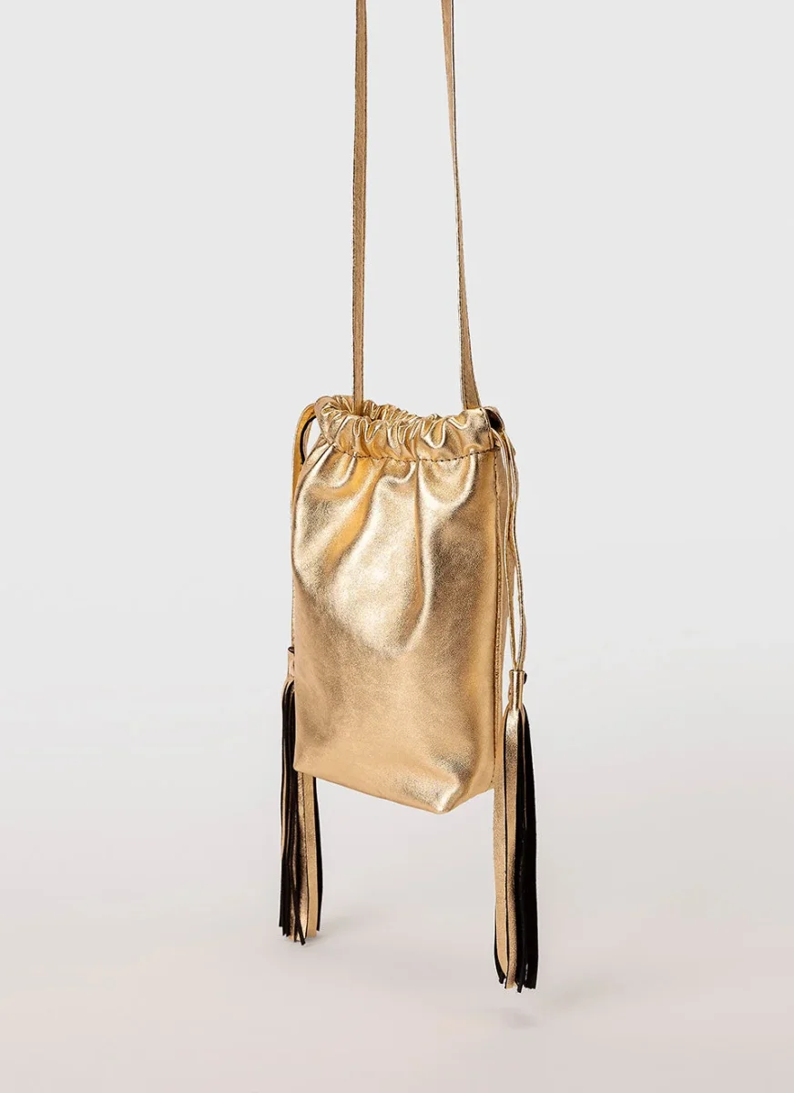 Bolso Plateado Pequeño Mónica - Imagen 8