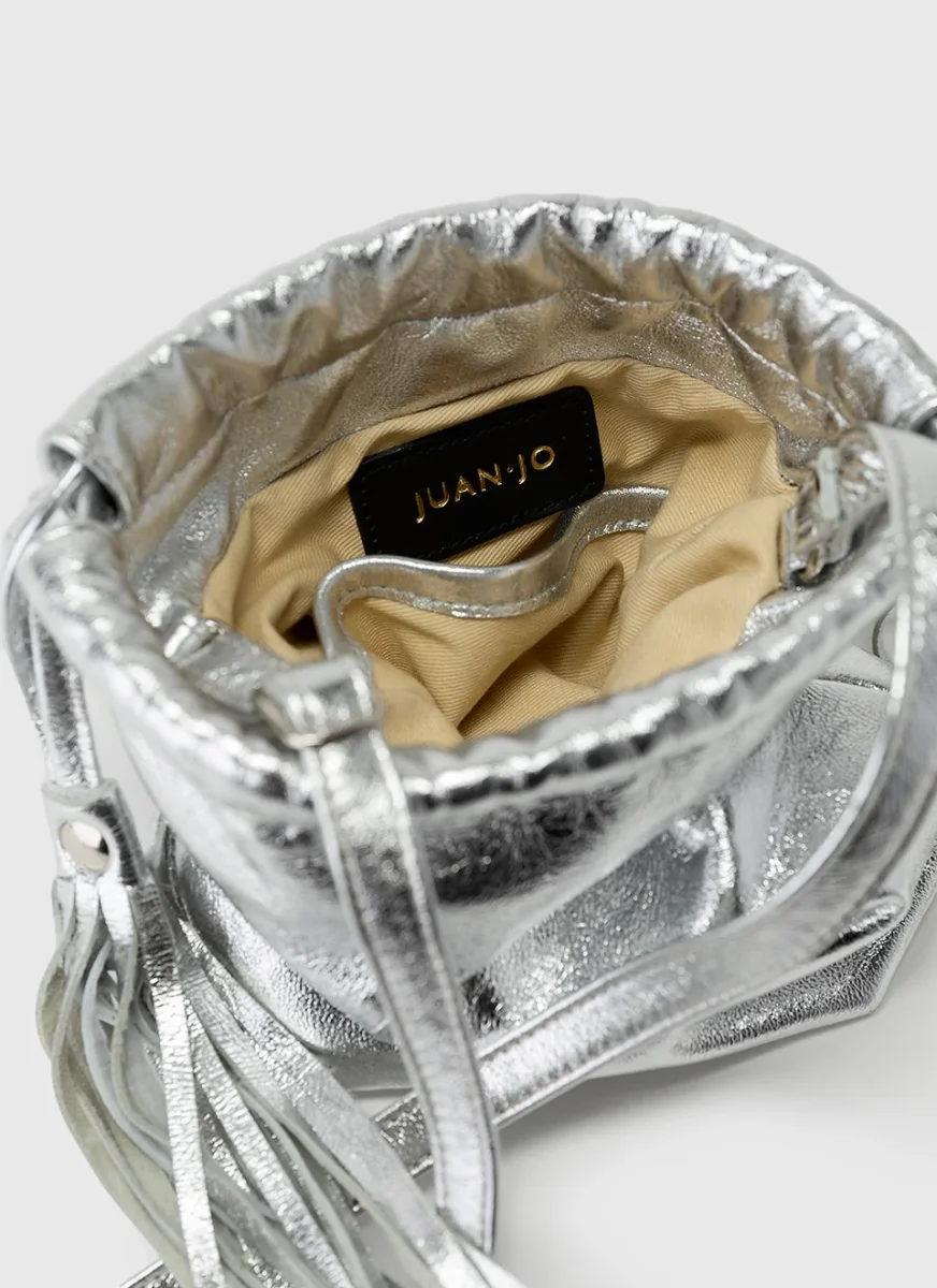 Bolso Plateado Pequeño Mónica - Imagen 5