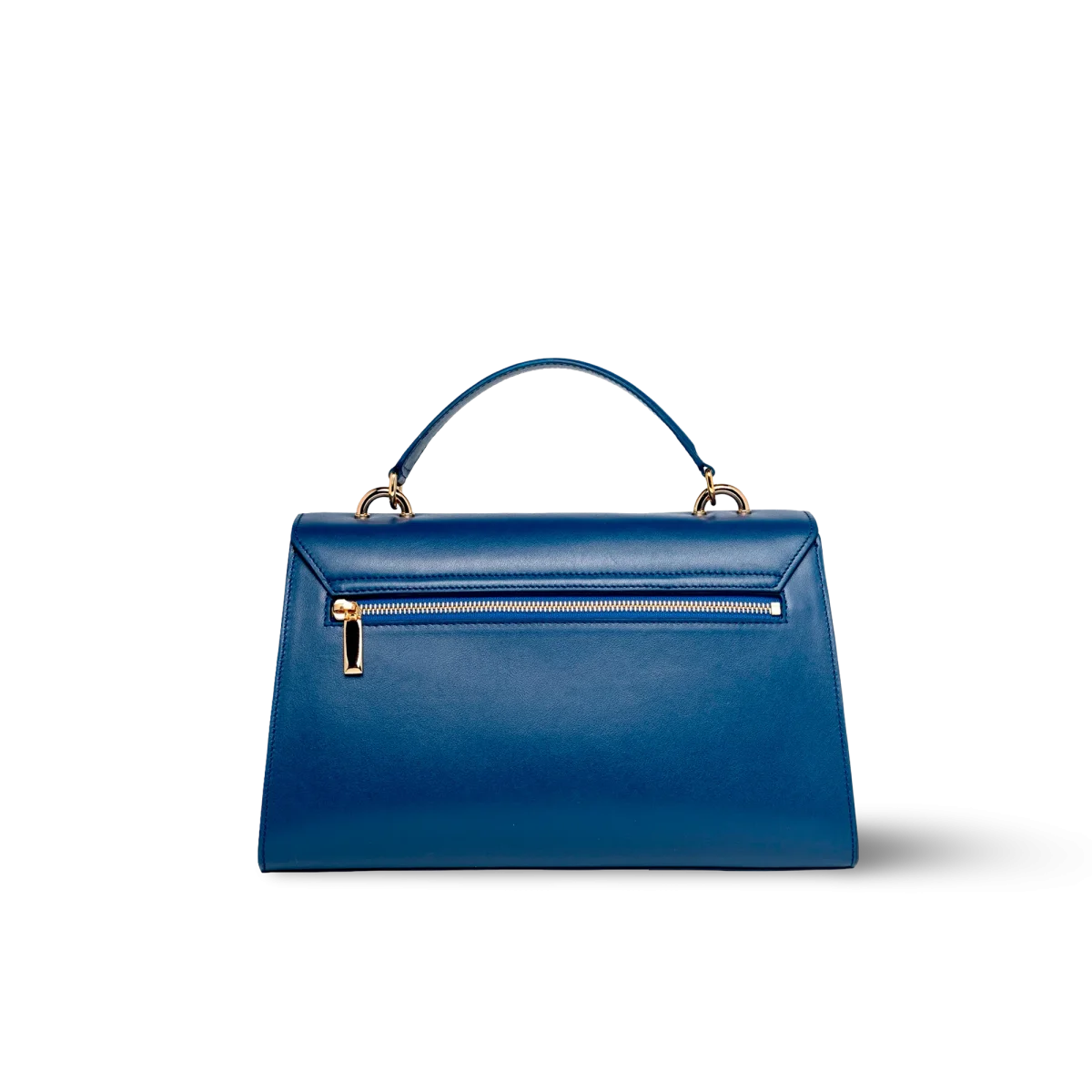 Bolso artesanal mediano de mano en cuero - Imagen 6