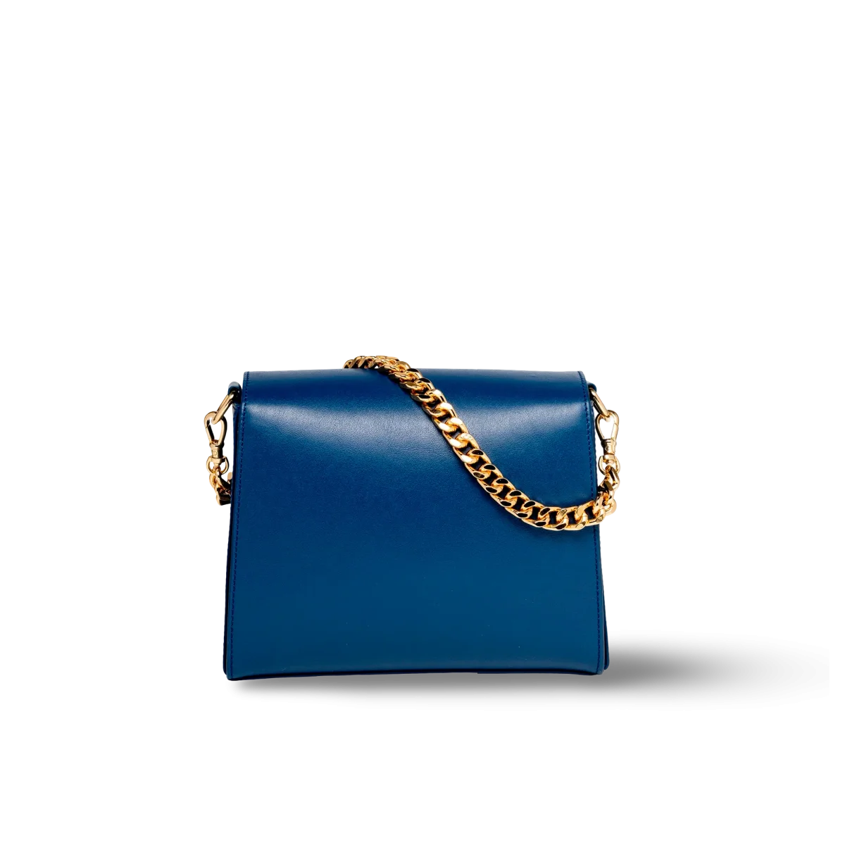 Bolso de hombro con cadena en piel vacuno lujo moderno - Imagen 4