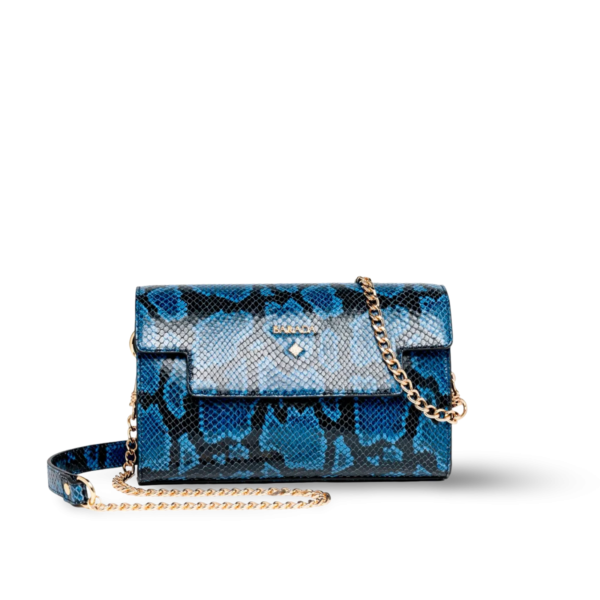 Bolso hombro en piel vacuno con cadena moderna - Imagen 5