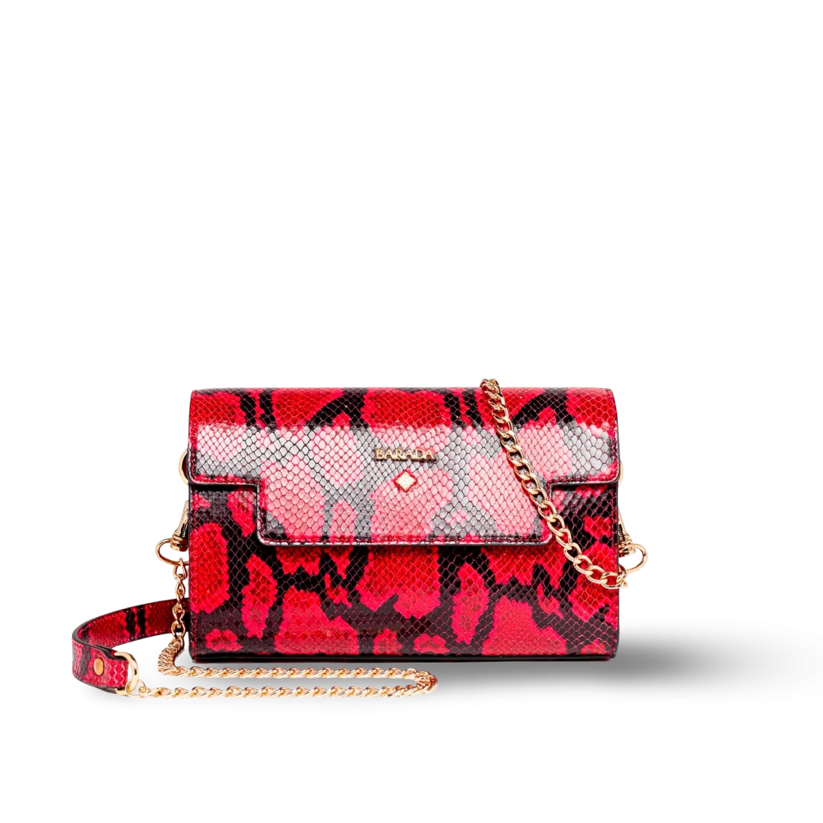 Bolso hombro en piel vacuno con cadena moderna - Imagen 8