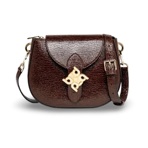 Bolso piel caprino logo bandolera