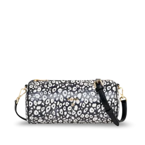 Bolso barrilete en piel vacuno de lujo artesanal