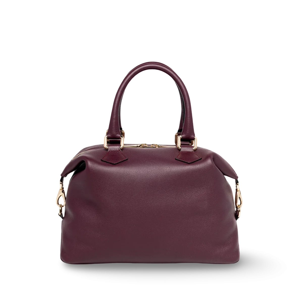 Bolso bowling en piel vacuno de lujo hecho a mano - Imagen 9