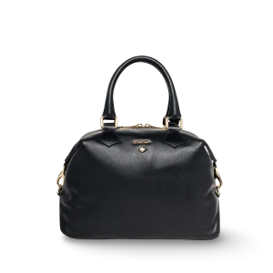 Bolso bowling en piel vacuno de lujo hecho a mano