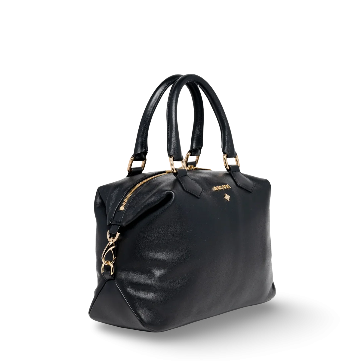 Bolso bowling en piel vacuno de lujo hecho a mano - Imagen 4