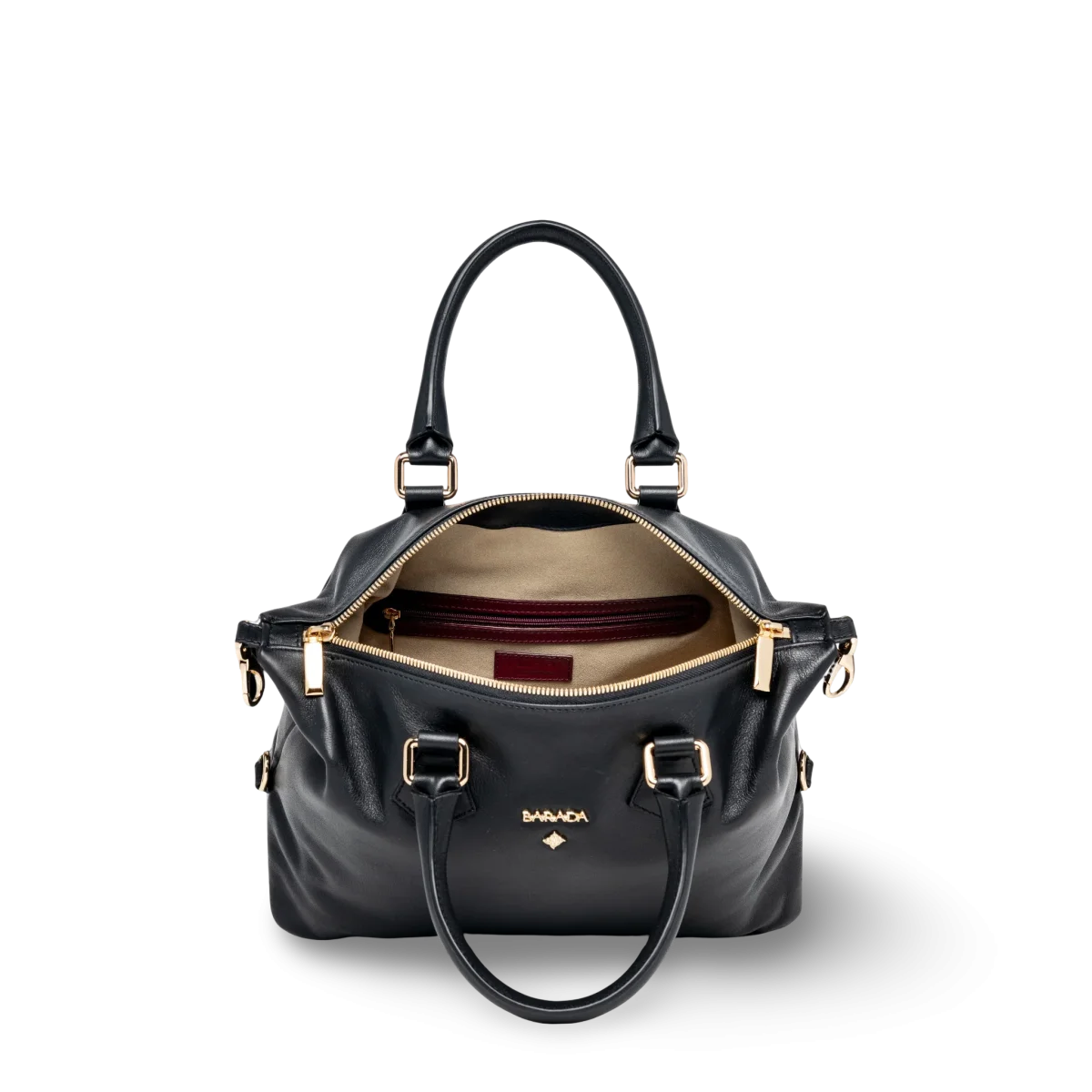 Bolso bowling en piel vacuno de lujo hecho a mano - Imagen 6