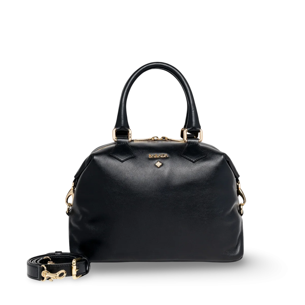 Bolso bowling en piel vacuno de lujo hecho a mano - Imagen 7