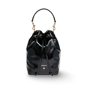 Bolso bucket de mano en piel vacuno hecho a mano