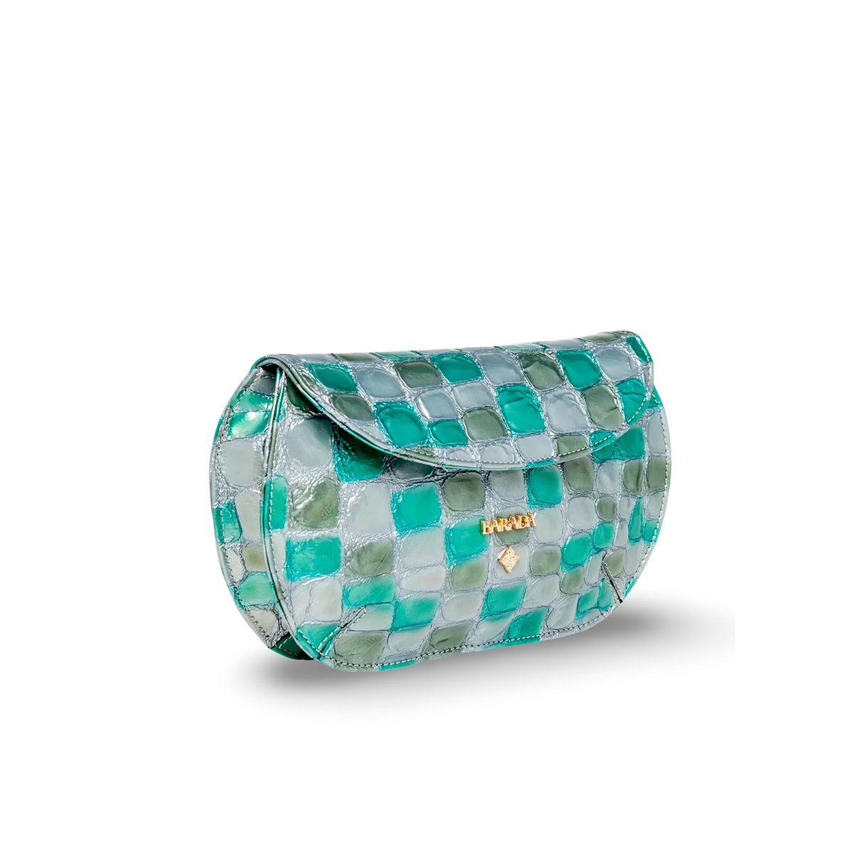 Mini bolso de diseño en cuero acabado en charol - Imagen 9
