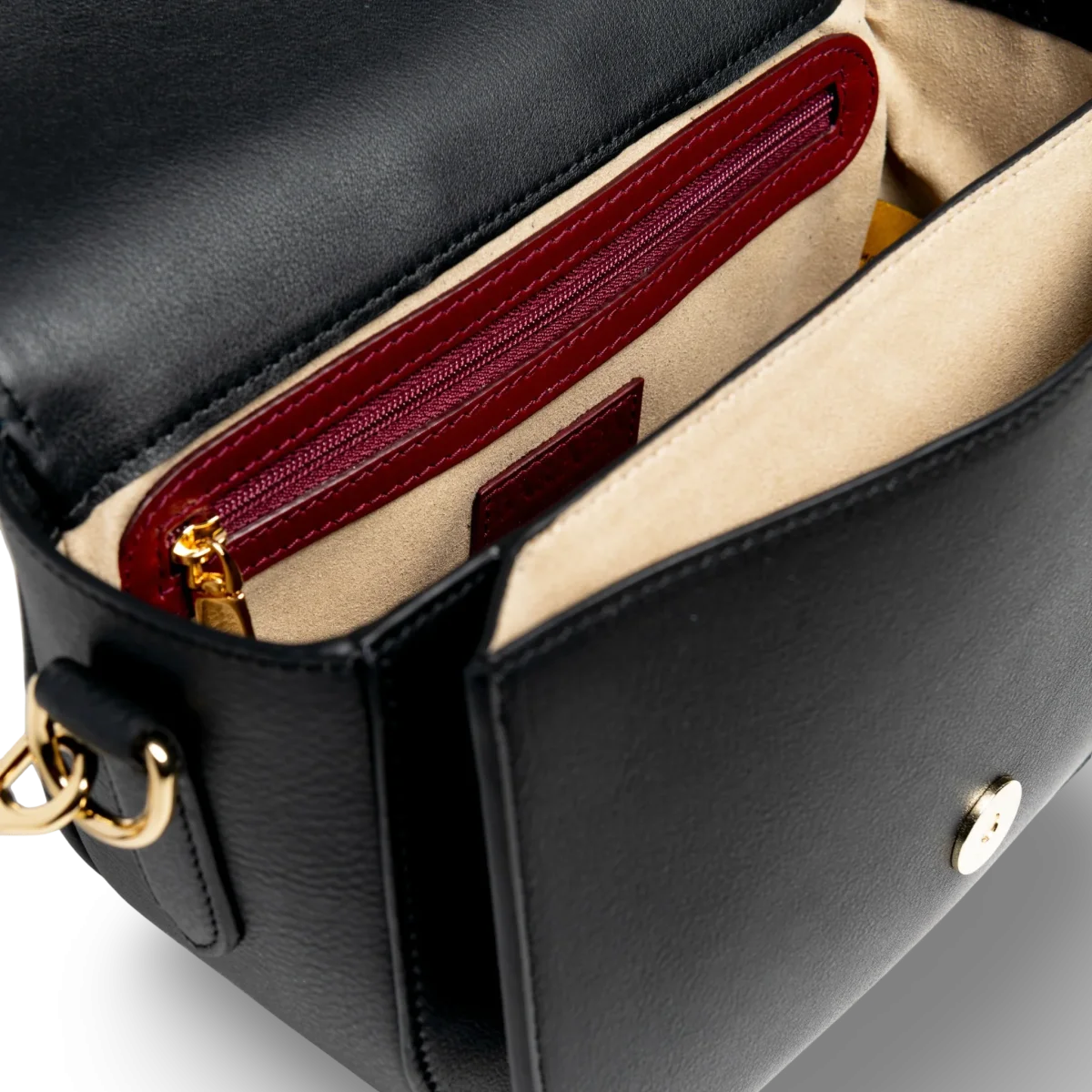 Bolso saddle en piel vacuno - Imagen 5