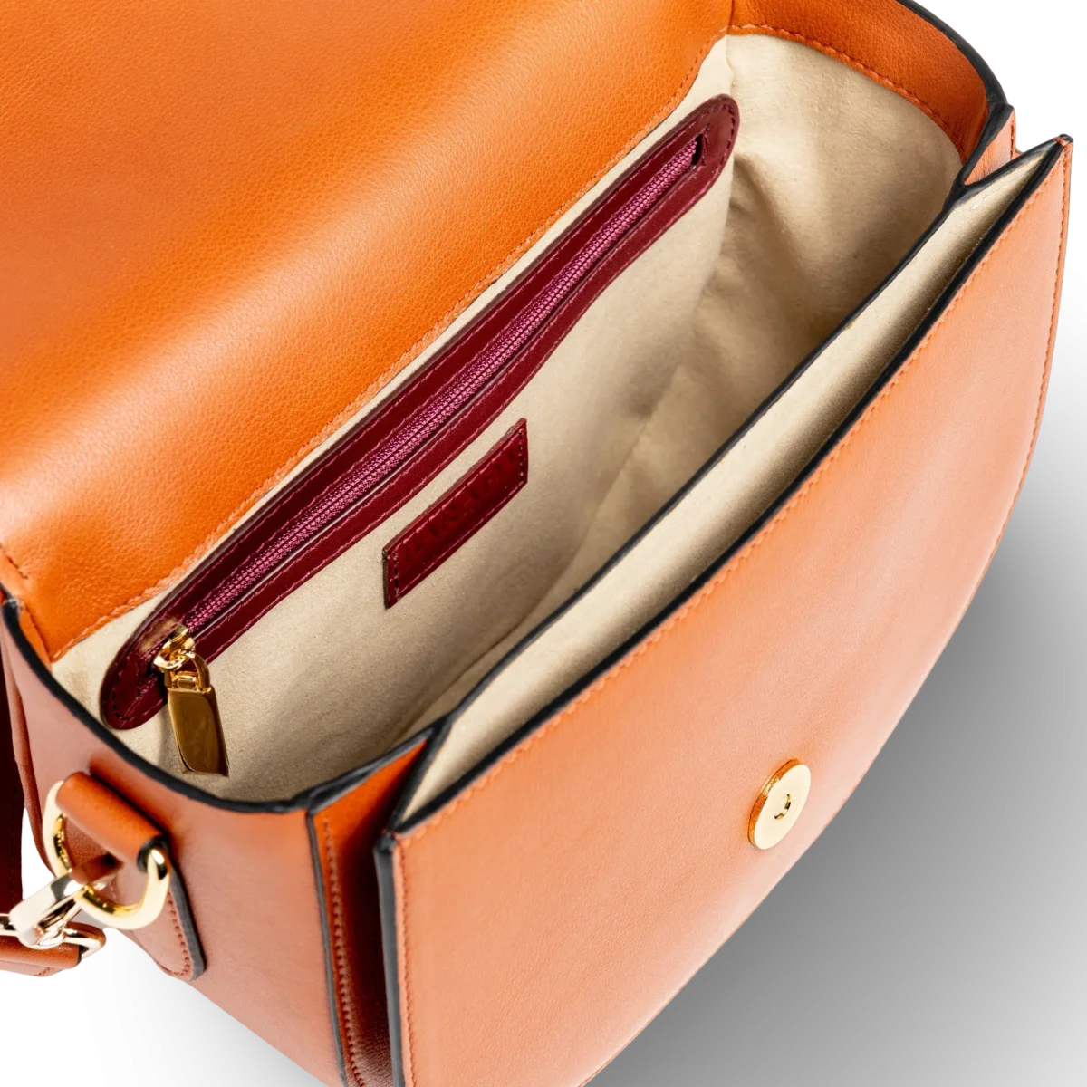 Bolso saddle en piel vacuno - Imagen 9