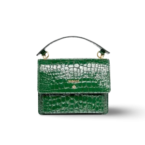 Bolso de diseño de asa en piel caprino para mujer