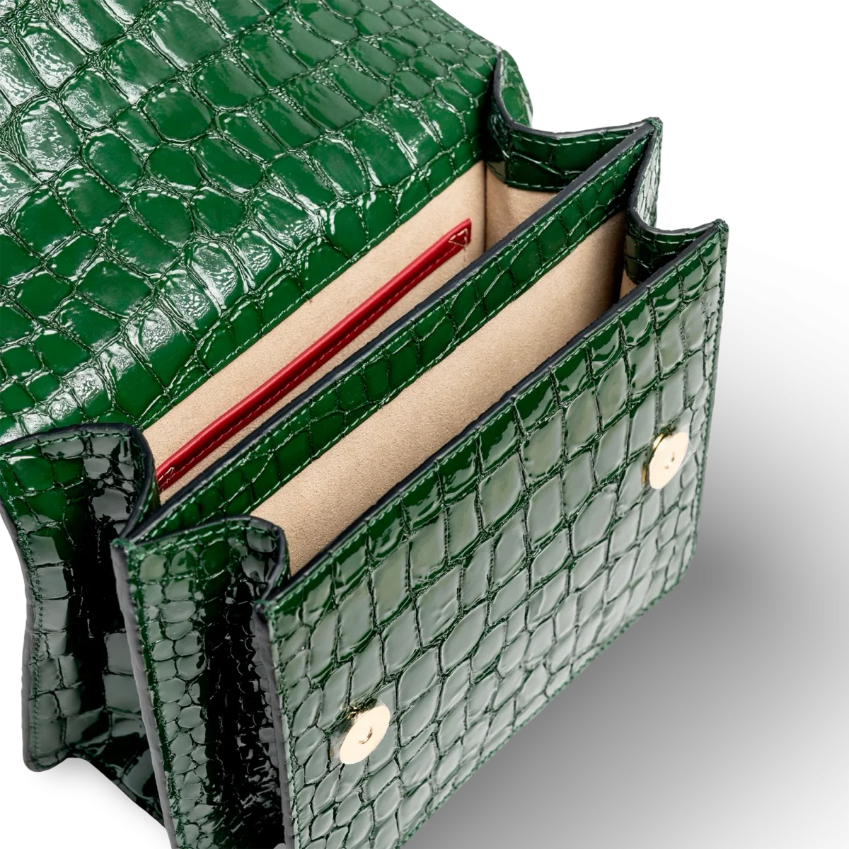 Bolso de diseño de asa en piel caprino para mujer - Imagen 6