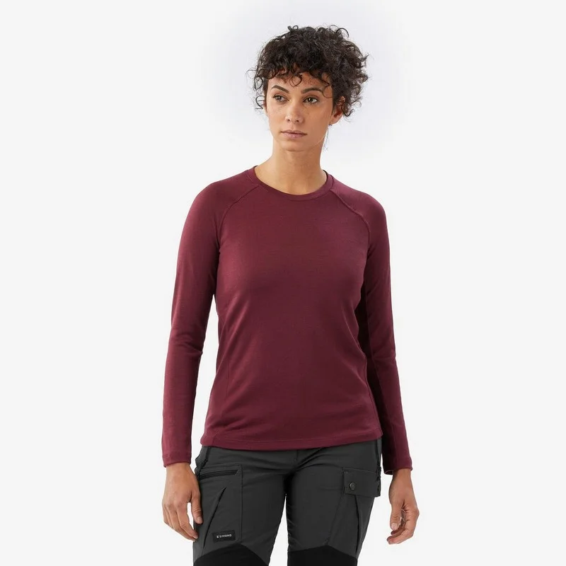 Camiseta lana merino manga larga Mujer SIMOND RESIST