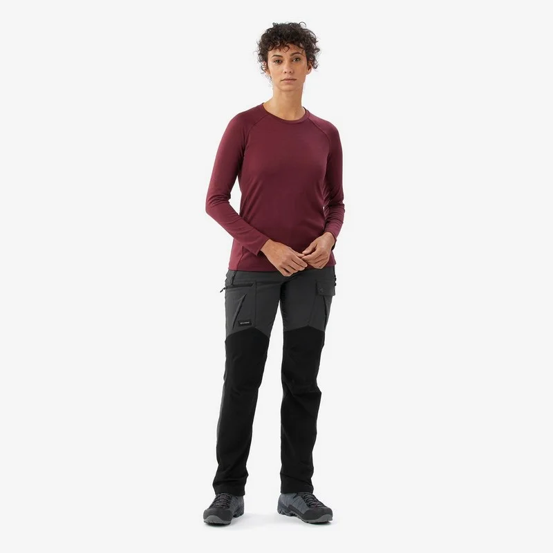 Camiseta lana merino manga larga Mujer SIMOND RESIST - Imagen 7