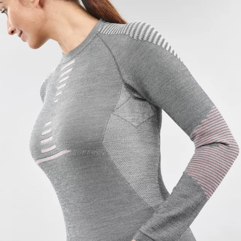 Camiseta térmica lana merina WEDZE SKI900 - Imagen 5