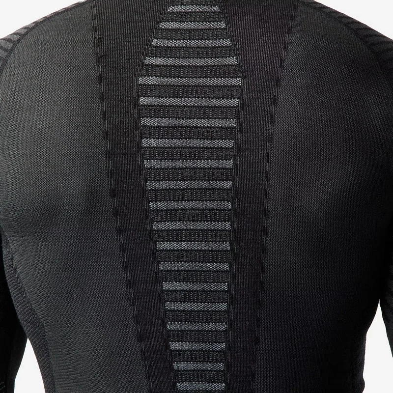 Camiseta térmica transpirable de lana merino BL900 WEDZE - Imagen 5