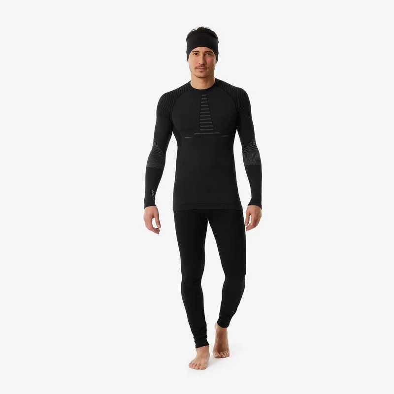 Camiseta térmica transpirable de lana merino BL900 WEDZE - Imagen 7