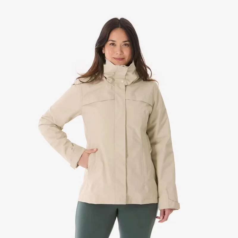 Casaca impermeable 3 en 1 Forclaz NH100 - Imagen 8
