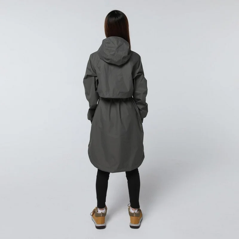 Casaca impermeable de mujer quechua RAINCUT LONG - Imagen 6