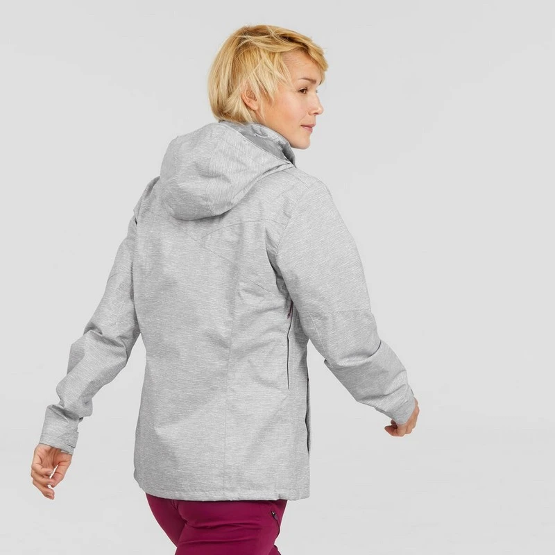 Casaca impermeable mujer Quechua MH100 - Imagen 4