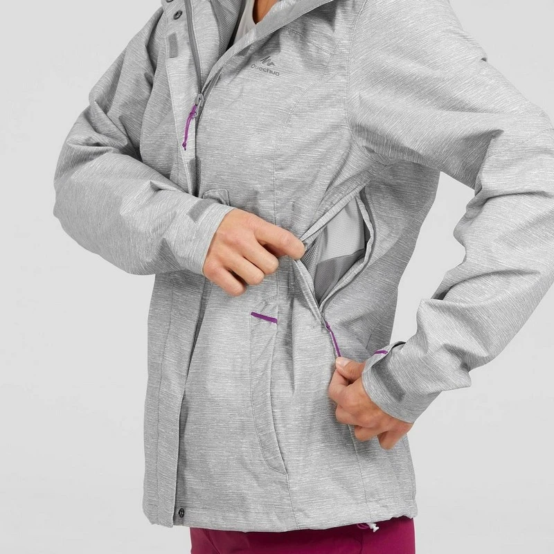 Casaca impermeable mujer Quechua MH100 - Imagen 6