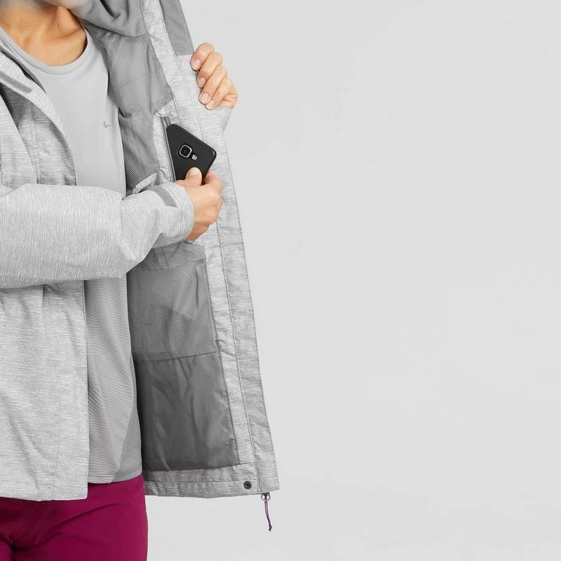 Casaca impermeable mujer Quechua MH100 - Imagen 7