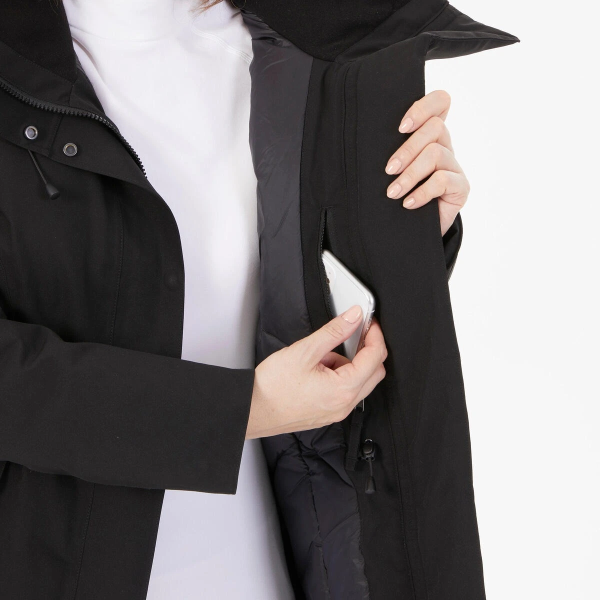 Casaca parka para mujer SH500 Quechua - Imagen 5