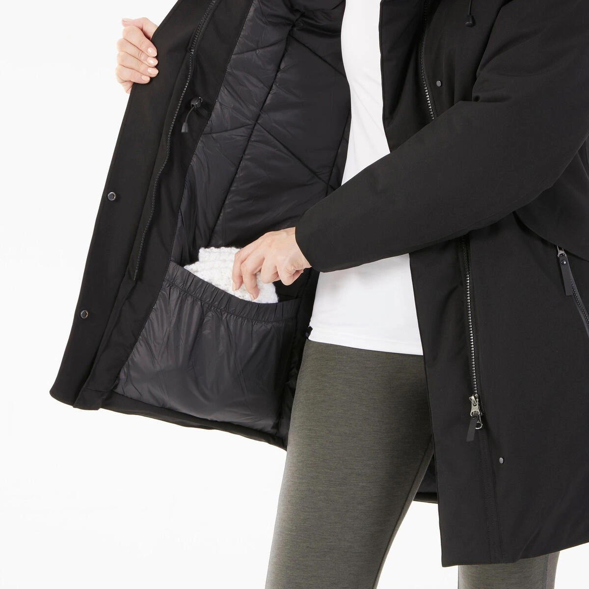 Casaca parka para mujer SH500 Quechua - Imagen 7