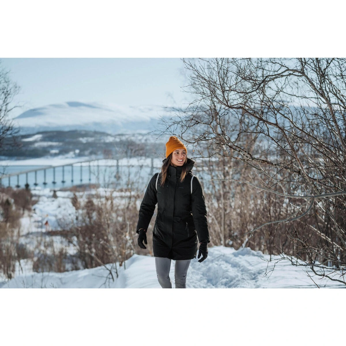 Casaca parka para mujer SH500 Quechua - Imagen 9