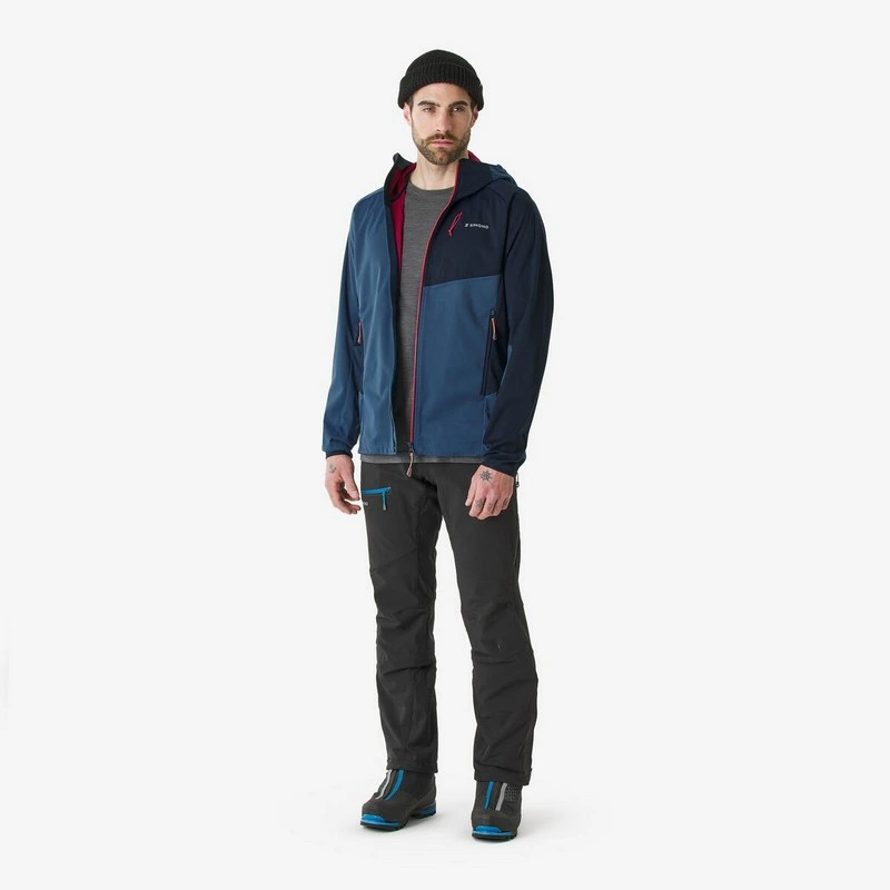 Casaca softshell alpinismo cortaviento SIMOND