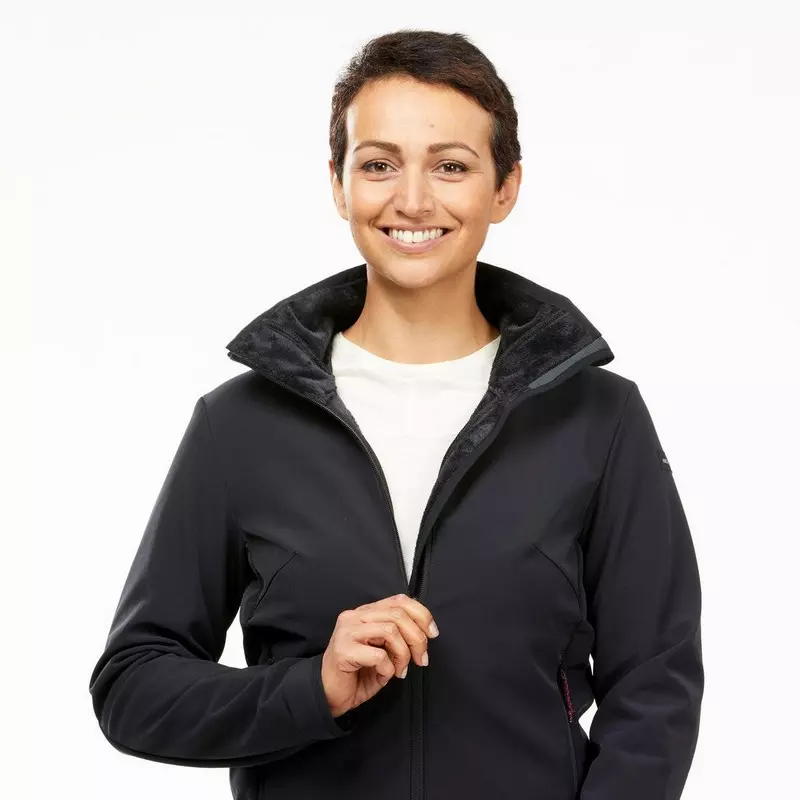 Casaca softshell montaña y trekking Forclaz MT100 Windwarm - Imagen 5