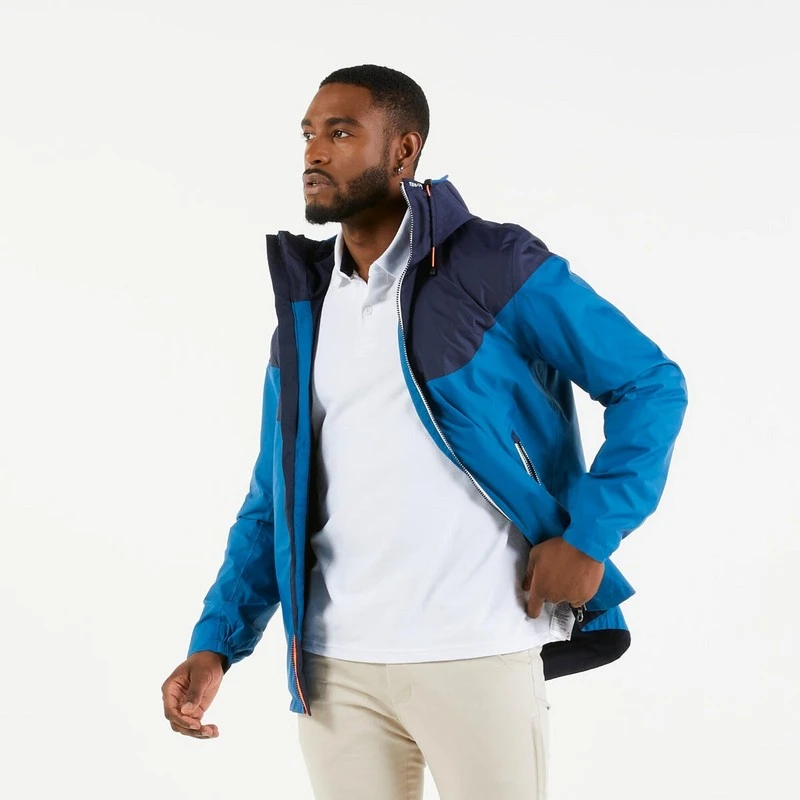 Chaqueta cortaviento impermeable Tribord SAILING100 - Imagen 2