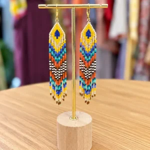 Pendientes miyuki multicolor