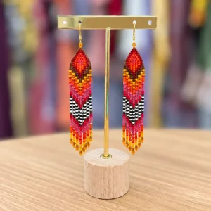 Pendientes miyuki multicolor